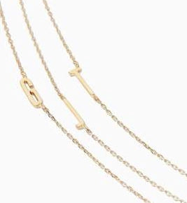 Initial Knot Chain Necklace [NVKDCELN]