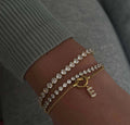 Initial Knot Chain Necklace [HNZZIZRY]