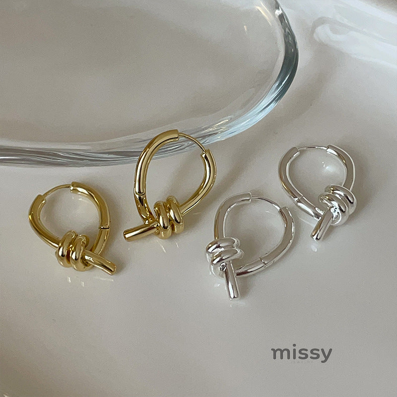 Irena Sculpted Knot Earrings [ADF5DN9T]