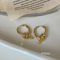 Irena Sculpted Knot Earrings [RVPGBYPT]