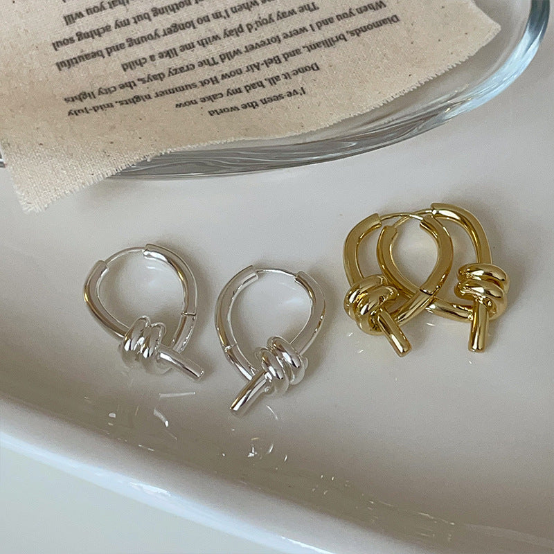 Irena Sculpted Knot Earrings [1Q3B3X8G]