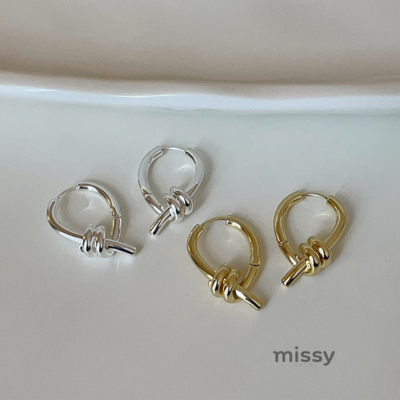 Irena Sculpted Knot Earrings [81RM7JQU]