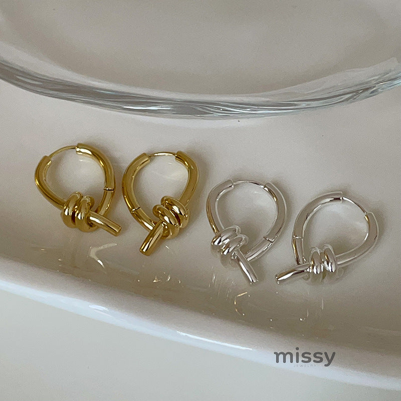Irena Sculpted Knot Earrings [1MBDYK8I]