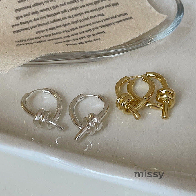 Irena Sculpted Knot Earrings [1Q3B3X8G]