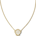 Iridescent Shell Pendant Necklace [8F6MJKJP]