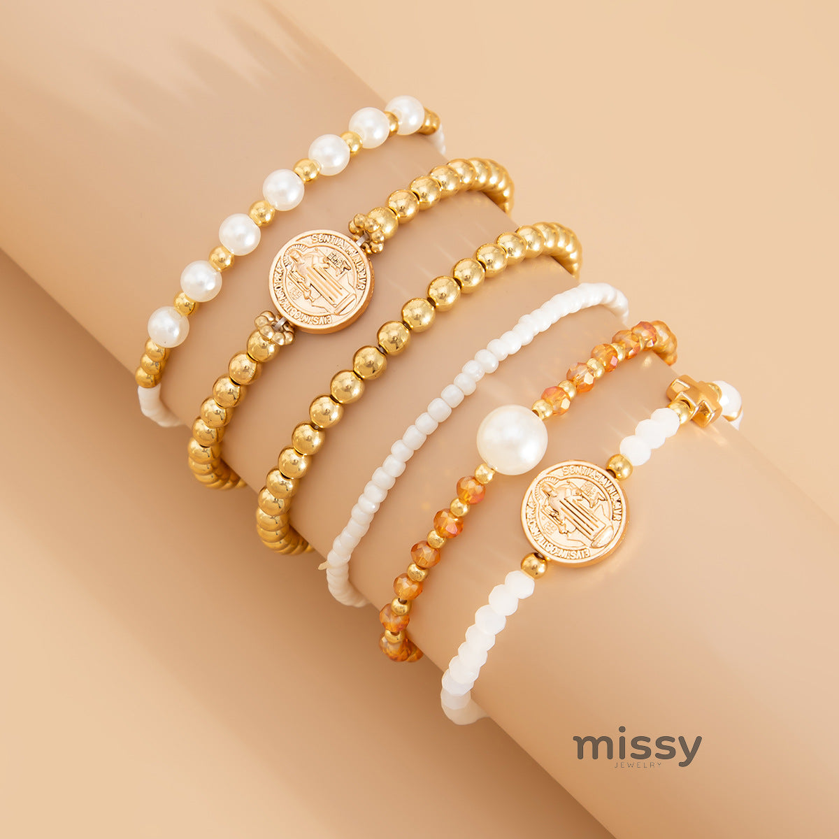 Irie Luxe Stacked Bracelet Set [444NAJSG]