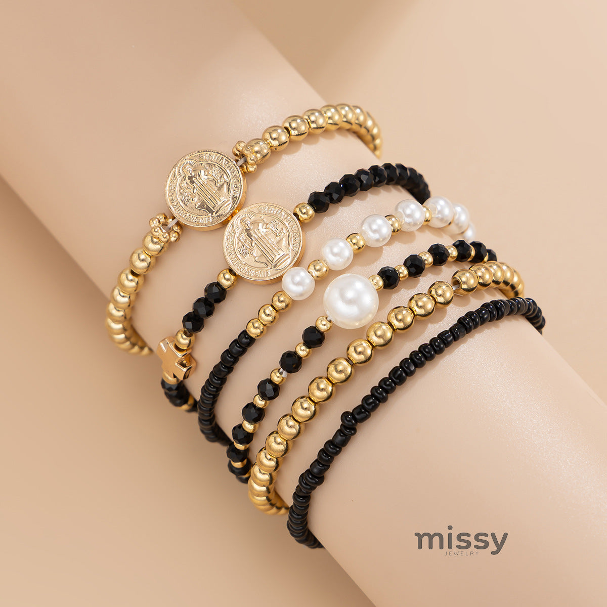 Irie Luxe Stacked Bracelet Set [4TK98LZJ]