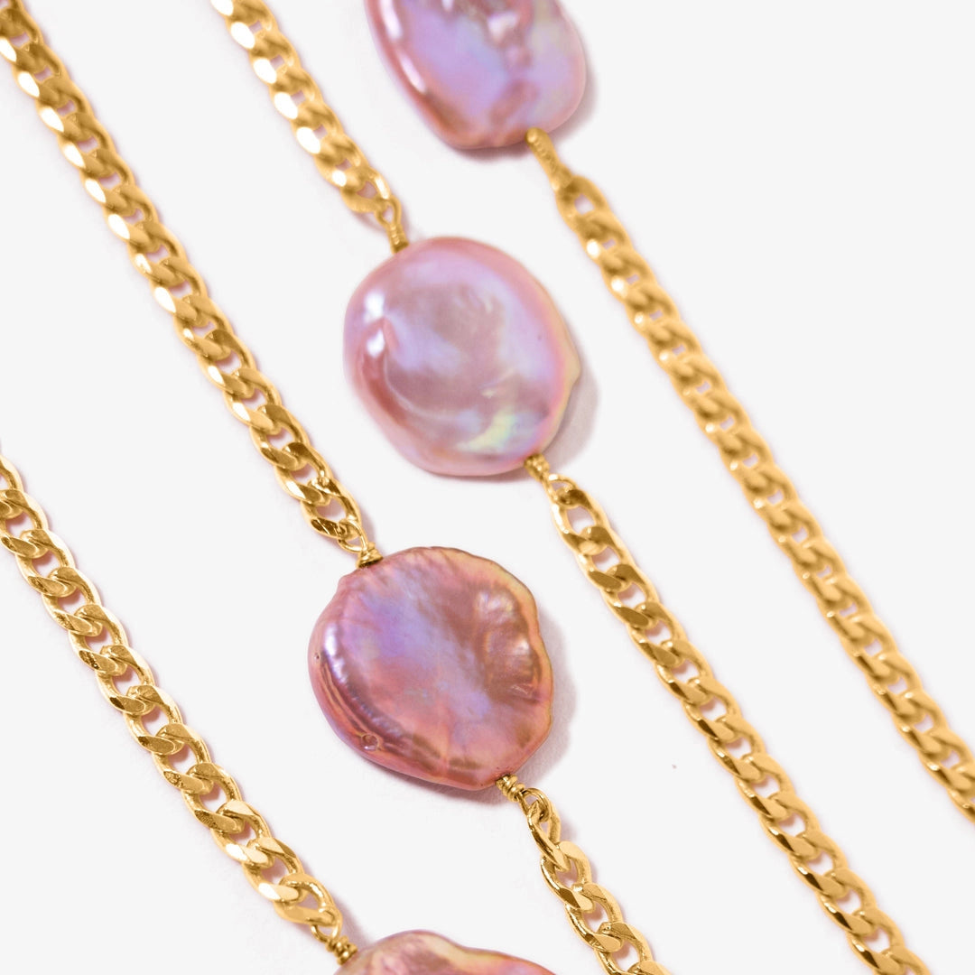 Irregular Baroque Pearl Bracelet [JSO22GZ4]