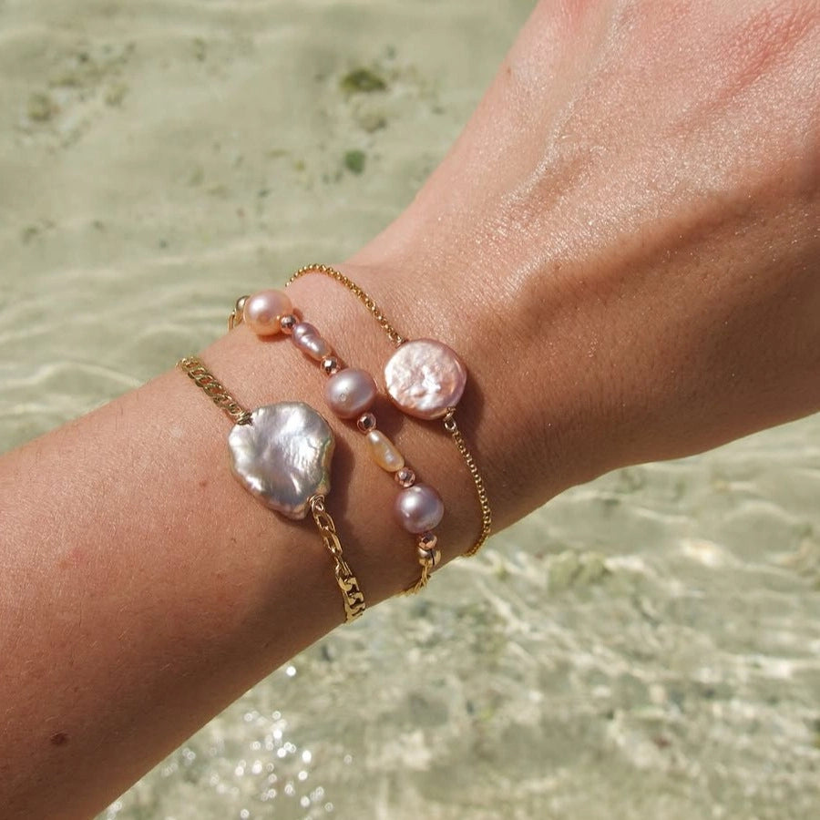 Irregular Baroque Pearl Bracelet [7RX17C2D]