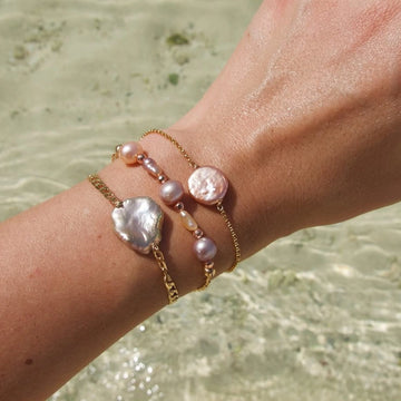 Irregular Baroque Pearl Bracelet [7RX17C2D]