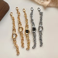 Irregular Chain Link Bracelet Watch [8URBS31D]
