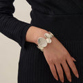 Irregular Disc Bracelet and Ring Set [CGHI4KR2]