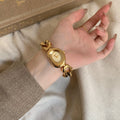 Irregular Hollow Bracelet Watch [2DY2ALNP]
