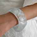 Irregular Resin Bangle Bracelet [ZJPVUGGM]