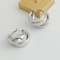 Irregular Twisted Hoop Earrings [GCK6QYDY]