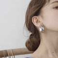 Irregular Twisted Hoop Earrings [ACHYOA5J]