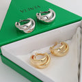 Irregular Twisted Hoop Earrings [LUGQPH9D]