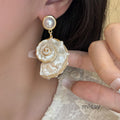 Isabella Asymmetric Ocean Earrings [TMM059EY]