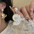 Isabella Asymmetric Ocean Earrings [YKCVW4SA]