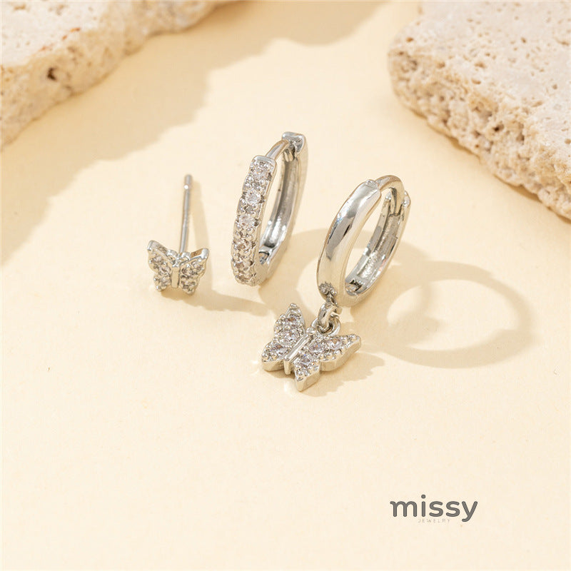 Isabella Zircon Butterfly Set [P1OMNG0H]