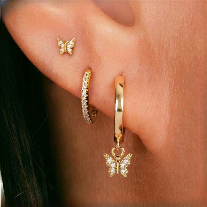 Isabella Zircon Butterfly Set [TJWUK12P]
