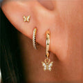 Isabella Zircon Butterfly Set [TJWUK12P]