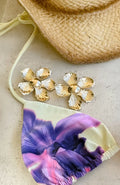 Missy Jewelry Ivyana Gold Bloom Earrings