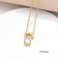 Jackson Zircon Heart Necklace [GVQ8B6IE]