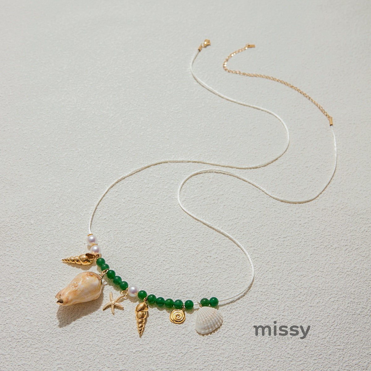 Jade Delicate Pearl Waist Chain [6D6TIKJ3]