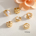 Jadelynn Geometric Ring Set [4IHABQ70]