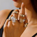 Jadelynn Geometric Ring Set [GQWL9GPC]