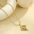 Jaela Teardrop Zircon Necklace [7ZSZIVNA]