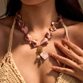 Jailynn Conch Shell Pearl Necklace [7X0R9OXG]
