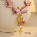 Jailynn Conch Shell Pearl Necklace [P8UFHRGU]