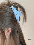Jaiyana Striped Bow Claw Clip
