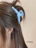 Jaiyana Striped Bow Claw Clip