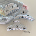Jaiyana Striped Bow Claw Clip
