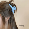 Jaiyana Striped Bow Claw Clip