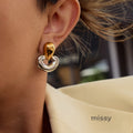 Jaleyah Polished Hoop Earrings [56FDFIUC]