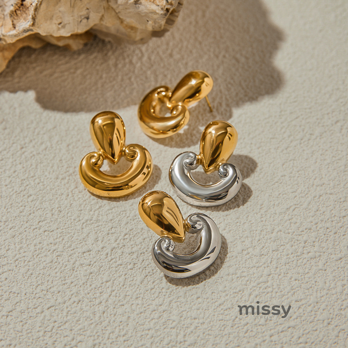 Jaleyah Polished Hoop Earrings [14GZ4WP7]