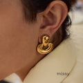 Jaleyah Polished Hoop Earrings [DYQWYB3P]