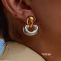 Jaleyah Polished Hoop Earrings [6MNGTJ6I]
