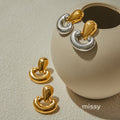 Jaleyah Polished Hoop Earrings [9GZZ41ET]