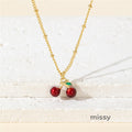 Jalyssa Enamel Fruit Necklace [G06IR6GF]