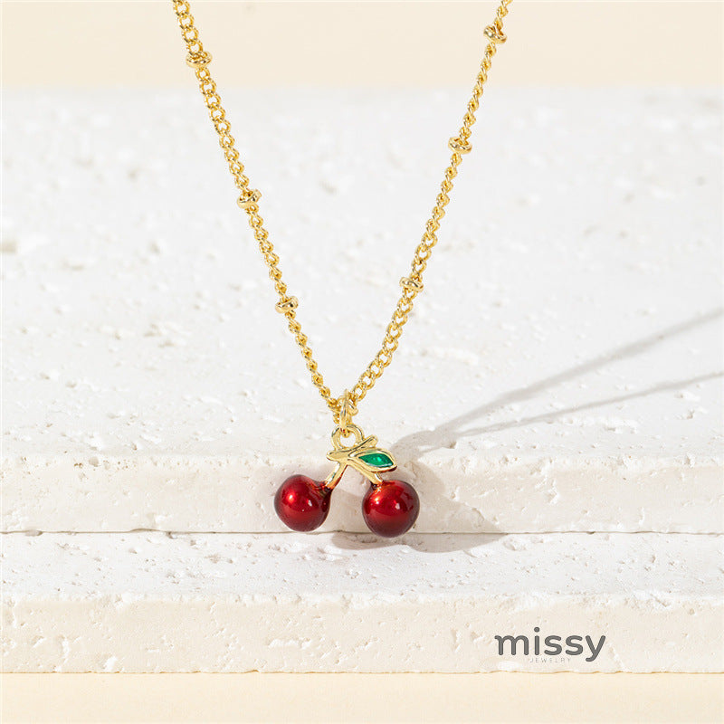 Jalyssa Enamel Fruit Necklace [G06IR6GF]
