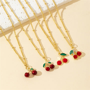 Jalyssa Enamel Fruit Necklace [F6MWK3UA]