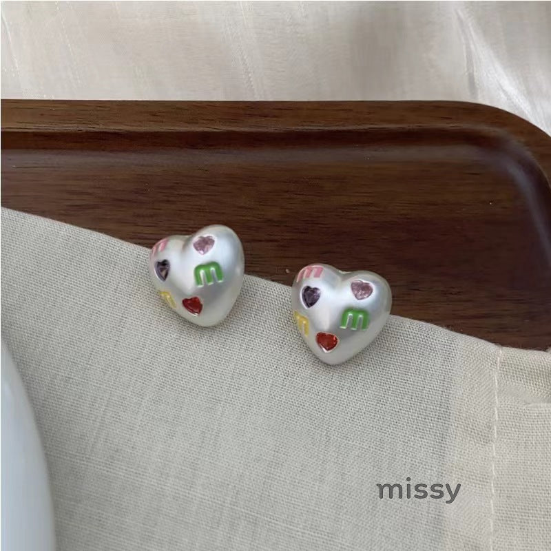 Jamira Zircon Heart Drop Earrings [3X87U2FF]