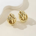 Janel Coiled Metal Earrings [GJVM72JA]