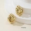 Janel Coiled Metal Earrings [PPNJOP69]