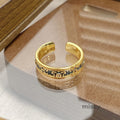Janell Colorful Enamel Open Ring [MM1JG18D]